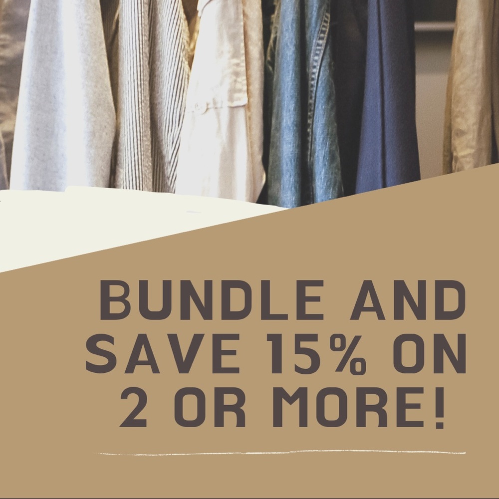 Bundle and save 15%!!
